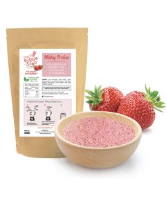 Poudre Bubble Tea Milky Fraise